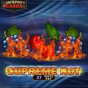Слот Supreme Hot, куда падают 100 фриспинов за регистрацию в Азино Мобайл